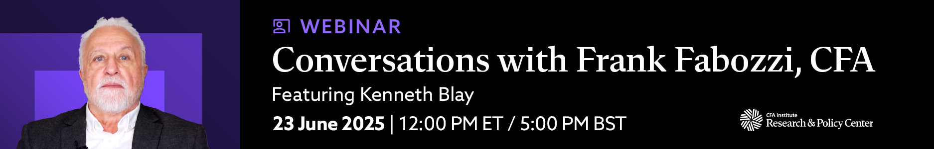 Conversations with Frank Fabozzi featuring Ken Blay