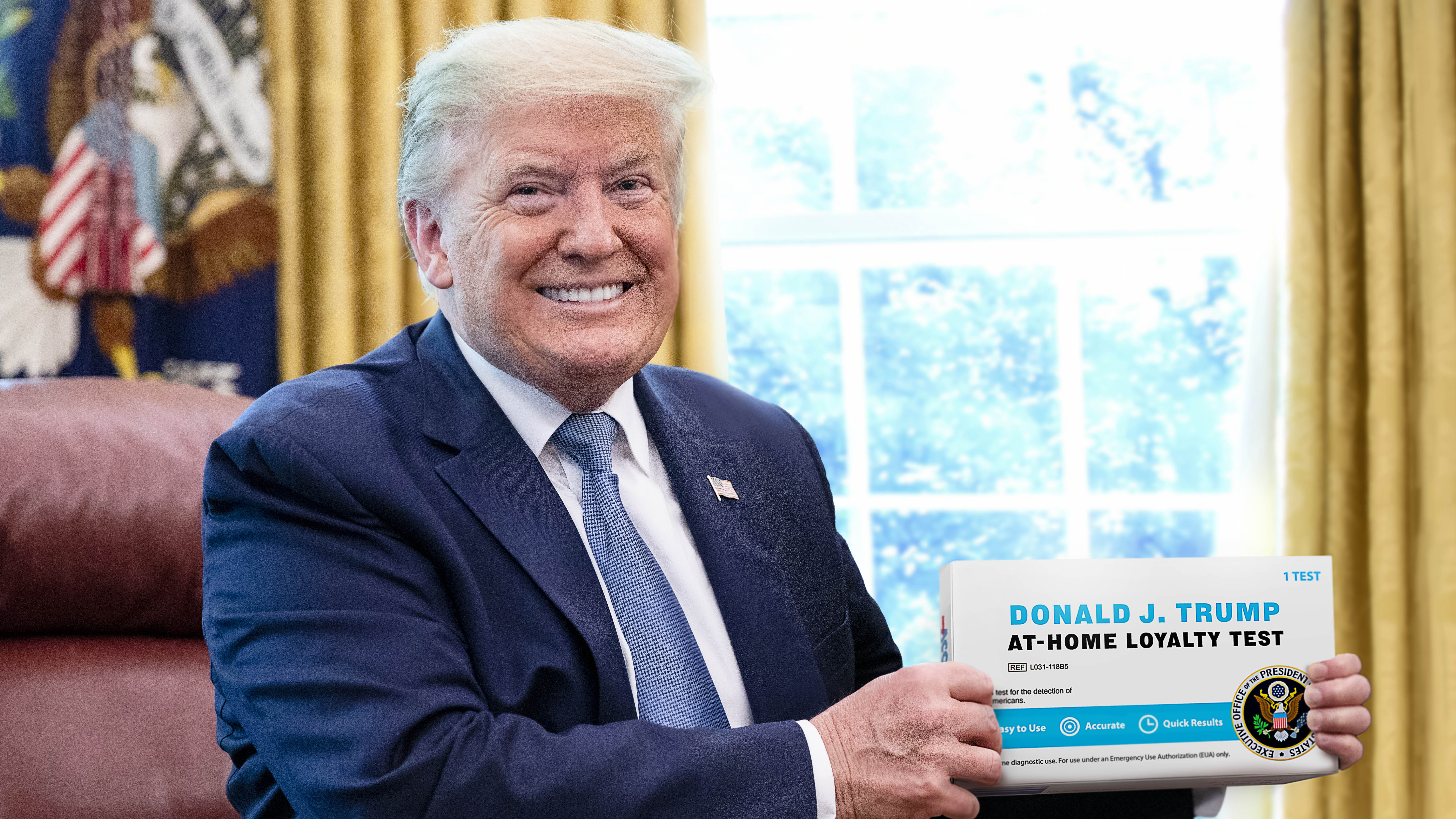 Trump Administration Offers Free At-Home Loyalty Tests