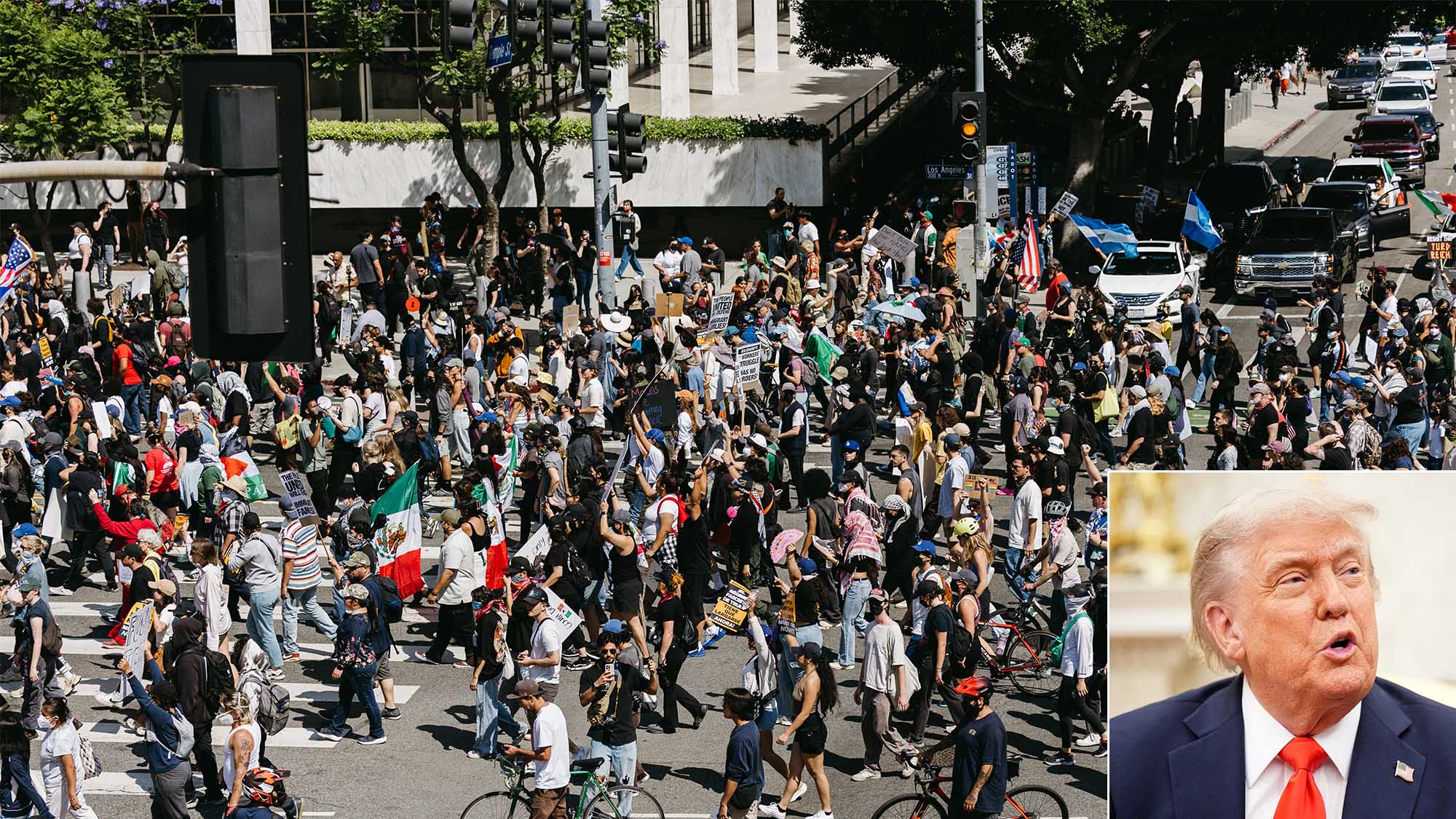 Protesters Urged Not To Give Trump Administration Pretext For What It Already Doing
