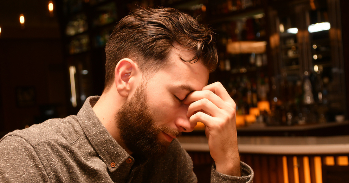 There Goes His Night: This Guy Just Flipped Over The Menu And Found It Is Blank